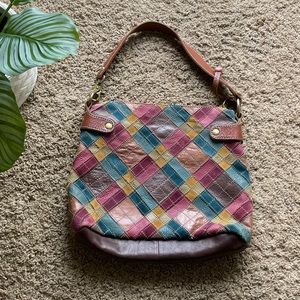 Fossil Quilted Handbag Purse